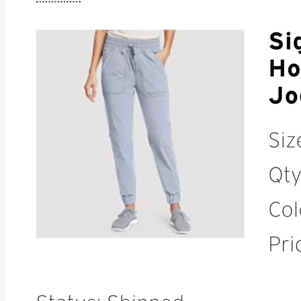 Eddie Bauer Light Blue Joggers